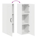 vidaXL Fali konyhaszekrény Magas Fényű Fehér 30 x 31 x 100 cm Faanyag