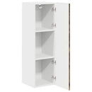 vidaXL Mosogatógép panel Kalmar Füstölt tölgy 30 x 31 x 100 cm Faanyag