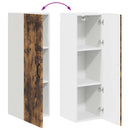 vidaXL Mosogatógép panel Kalmar Füstölt tölgy 30 x 31 x 100 cm Faanyag