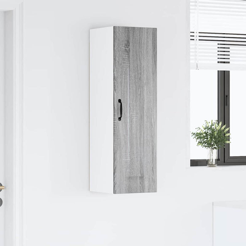 vidaXL Fali konyhaszekrény Szürke Sonoma 30 x 31 x 100 cm Faanyag