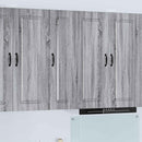vidaXL Mosogatógép panel Kalmar Szürke Sonoma 30 x 31 x 100 cm Faanyag