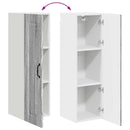 vidaXL Mosogatógép panel Kalmar Szürke Sonoma 30 x 31 x 100 cm Faanyag
