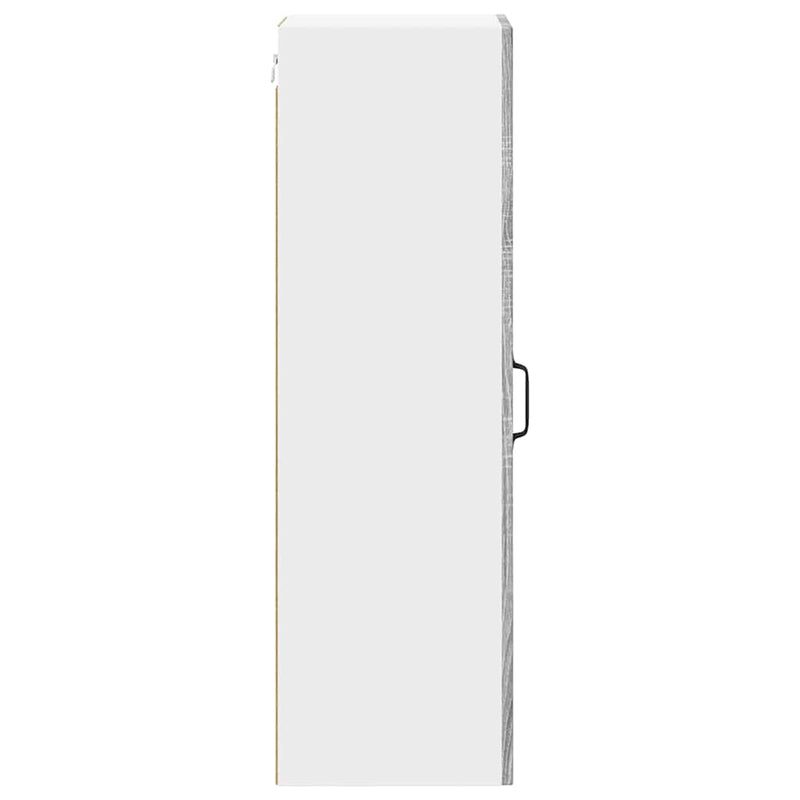 vidaXL Fali konyhaszekrény Szürke Sonoma 30 x 31 x 100 cm Faanyag