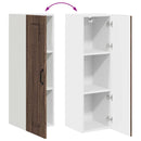 vidaXL Mosogatógép panel Kalmar Barna Tölgy 30 x 31 x 100 cm Faanyag