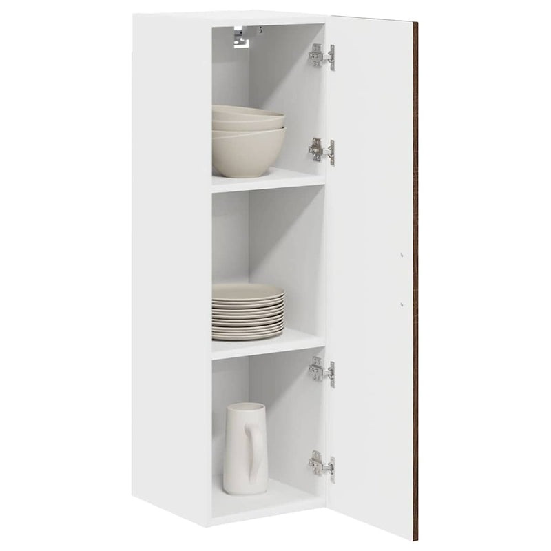 vidaXL Fali konyhaszekrény Barna Tölgy 30 x 31 x 100 cm Faanyag