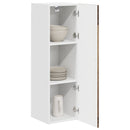 vidaXL Mosogatógép panel Kalmar Öreg fa 30 x 31 x 100 cm Faanyag