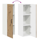 vidaXL Fali konyhaszekrény Artisan tölgy 30 x 31 x 100 cm Faanyag