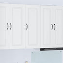 vidaXL Mosogatógép panel Kalmar Fehér 40 x 31 x 100 cm Faanyag
