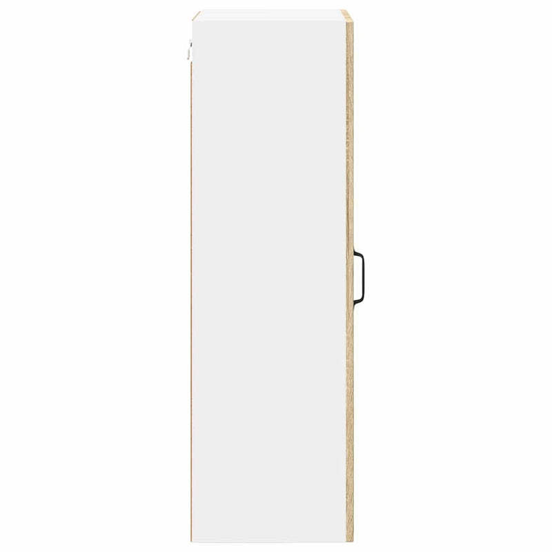 vidaXL Fali konyhaszekrény Sonoma tölgy 40 x 31 x 100 cm Faanyag