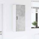 vidaXL Fali konyhaszekrény Beton Szürke 40 x 31 x 100 cm Faanyag