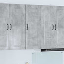 vidaXL Mosogatógép panel Kalmar Beton Szürke 40 x 31 x 100 cm Faanyag