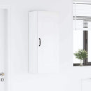 vidaXL Fali konyhaszekrény Magas Fényű Fehér 40 x 31 x 100 cm Faanyag