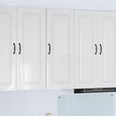 vidaXL Mosogatógép panel Kalmar Magas Fényű Fehér 40 x 31 x 100 cm