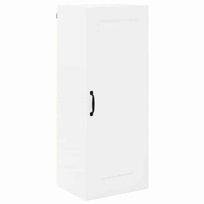 vidaXL Fali konyhaszekrény Magas Fényű Fehér 40 x 31 x 100 cm Faanyag