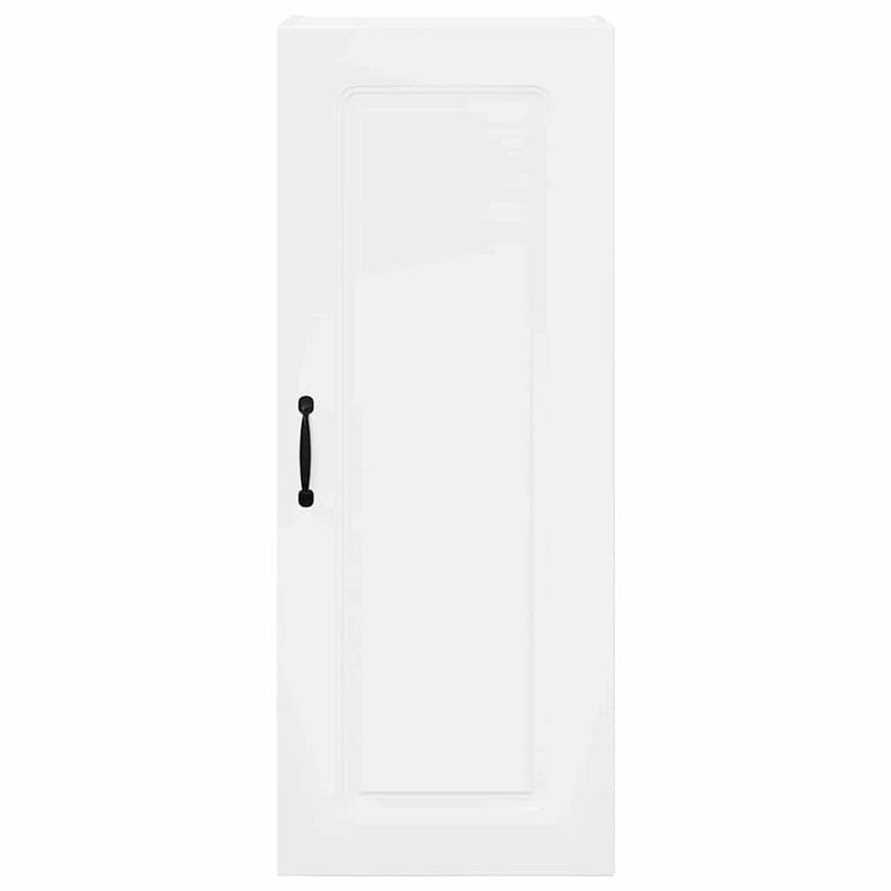 vidaXL Fali konyhaszekrény Magas Fényű Fehér 40 x 31 x 100 cm Faanyag