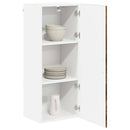 vidaXL Mosogatógép panel Kalmar Füstölt tölgy 40 x 31 x 100 cm Faanyag