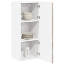 vidaXL Mosogatógép panel Kalmar Füstölt tölgy 40 x 31 x 100 cm Faanyag