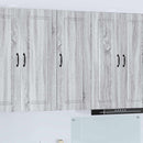 vidaXL Mosogatógép panel Kalmar Szürke Sonoma 40 x 31 x 100 cm Faanyag