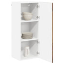 vidaXL Mosogatógép panel Kalmar Öreg fa 40 x 31 x 100 cm Faanyag