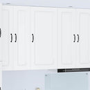 vidaXL Mosogatógép panel Kalmar Fehér 50 x 31 x 100 cm Faanyag