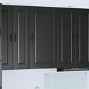 vidaXL Mosogatógép panel Kalmar Fekete 50 x 31 x 100 cm Faanyag