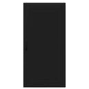 vidaXL Fali konyhaszekrény polcokkal Fekete 50 x 31 x 100 cm Faanyag