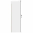 vidaXL Fali konyhaszekrény polcokkal Fekete 50 x 31 x 100 cm Faanyag