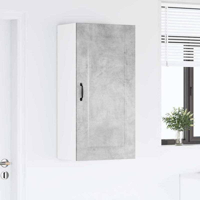 vidaXL Fali konyhaszekrény Beton Szürke 50 x 31 x 100 cm Faanyag