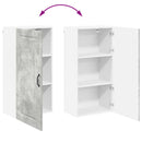 vidaXL Mosogatógép panel Kalmar Beton Szürke 50 x 31 x 100 cm Faanyag