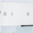 vidaXL Mosogatógép panel Kalmar Magas Fényű Fehér 50 x 31 x 100 cm