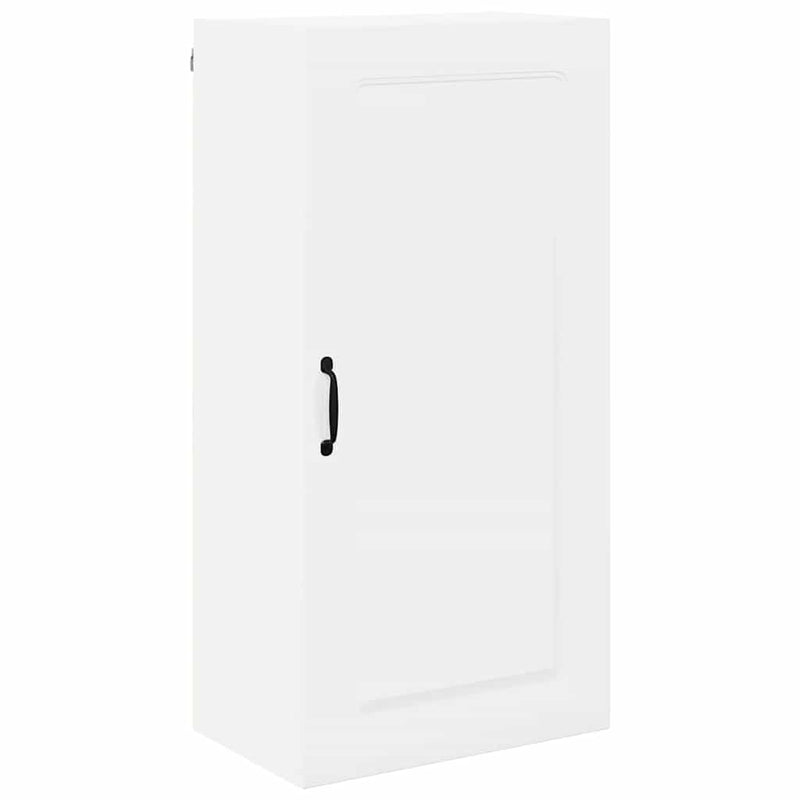 vidaXL Fali konyhaszekrény Magas Fényű Fehér 50 x 31 x 100 cm Faanyag