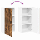 vidaXL Fali konyhaszekrény Füstölt tölgy 50 x 31 x 100 cm Faanyag