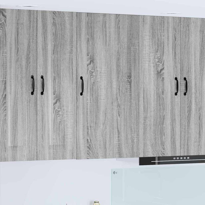 vidaXL Fali konyhaszekrény Szürke Sonoma 50 x 31 x 100 cm Faanyag