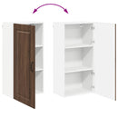 vidaXL Mosogatógép panel Kalmar Barna Tölgy 50 x 31 x 100 cm Faanyag