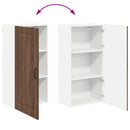 vidaXL Mosogatógép panel Kalmar Barna Tölgy 50 x 31 x 100 cm Faanyag