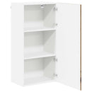 vidaXL Fali konyhaszekrény polcokkal Öreg fa 50 x 31 x 100 cm Faanyag