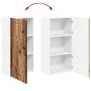 vidaXL Mosogatógép panel Kalmar Öreg fa 50 x 31 x 100 cm Faanyag