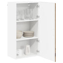 vidaXL Mosogatógép panel Kalmar Öreg fa 50 x 31 x 100 cm Faanyag