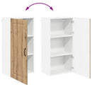 vidaXL Fali konyhaszekrény Artisan tölgy 50 x 31 x 100 cm Faanyag