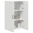 vidaXL Mosogatógép panel Kalmar Fehér 60 x 31 x 100 cm Szerelt Fa