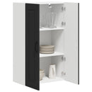 vidaXL Mosogatógép panel Kalmar Fekete 60 x 31 x 100 cm Szerelt Fa