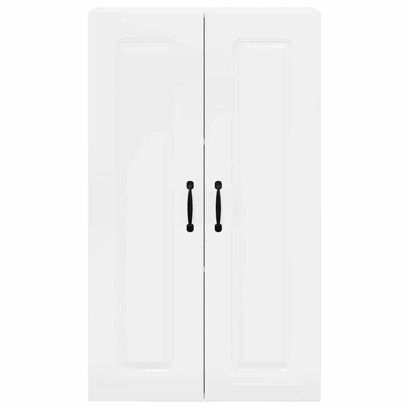 vidaXL Fali konyhaszekrény Magas Fényű Fehér 60 x 31 x 100 cm Faanyag