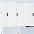 vidaXL Mosogatógép panel Kalmar Fehér 80 x 31 x 100 cm Faanyag
