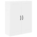 vidaXL Fali konyhaszekrény polcokkal Fehér 80 x 31 x 100 cm Faanyag