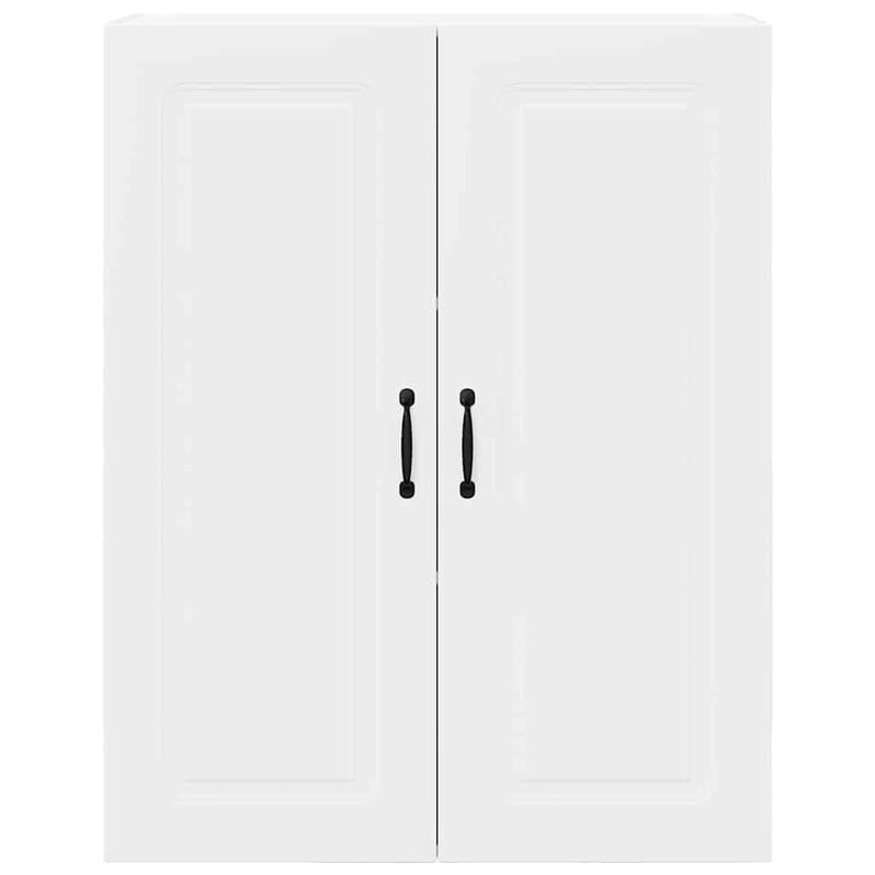 vidaXL Fali konyhaszekrény polcokkal Fehér 80 x 31 x 100 cm Faanyag