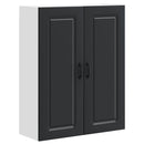 vidaXL Mosogatógép panel Kalmar Fekete 80 x 31 x 100 cm Faanyag
