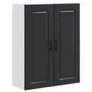 vidaXL Mosogatógép panel Kalmar Fekete 80 x 31 x 100 cm Faanyag