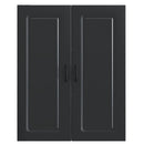 vidaXL Mosogatógép panel Kalmar Fekete 80 x 31 x 100 cm Faanyag