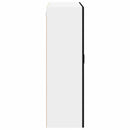 vidaXL Mosogatógép panel Kalmar Fekete 80 x 31 x 100 cm Faanyag