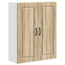 vidaXL Mosogatógép panel Kalmar Sonoma tölgy 80 x 31 x 100 cm Faanyag